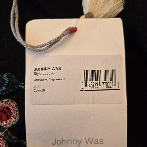Johnny Was NWT Embroidered Fringe Cardigan - Picture 4 of 15